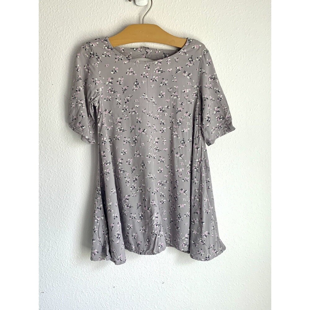 Old Navy Floral Dress Size 5T Keyhole Back